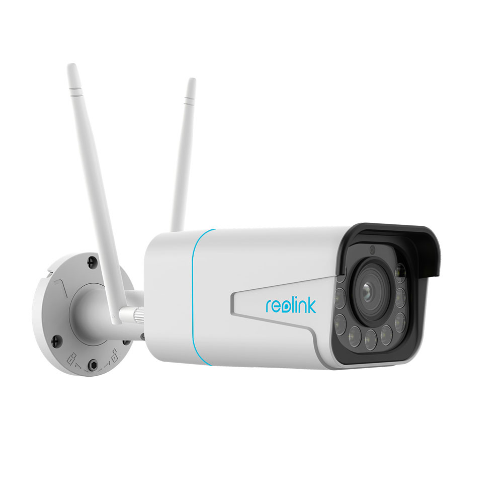 Camera supraveghere IP WiFi Reolink RLC-511WA, 5 MP, IR 30 m, 2.7-13.5 mm, 5x, slot card, detectie oameni/vehicule, microfon, difuzor