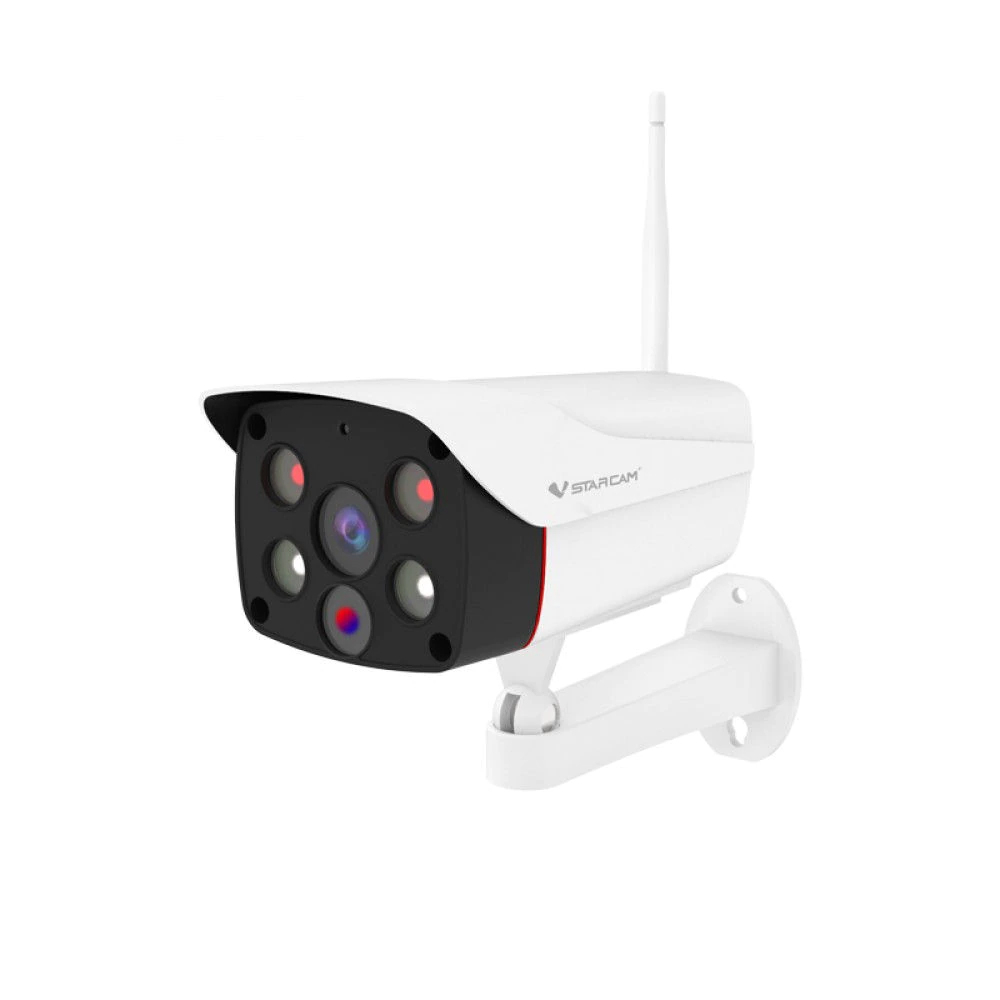 Camera supraveghere wireless IP WiFi Vstarcam AI Full Color CS52Q, 4 MP, IR 20 m, lumina alba 20 m, 4 mm, microfon, alarma spy-shop