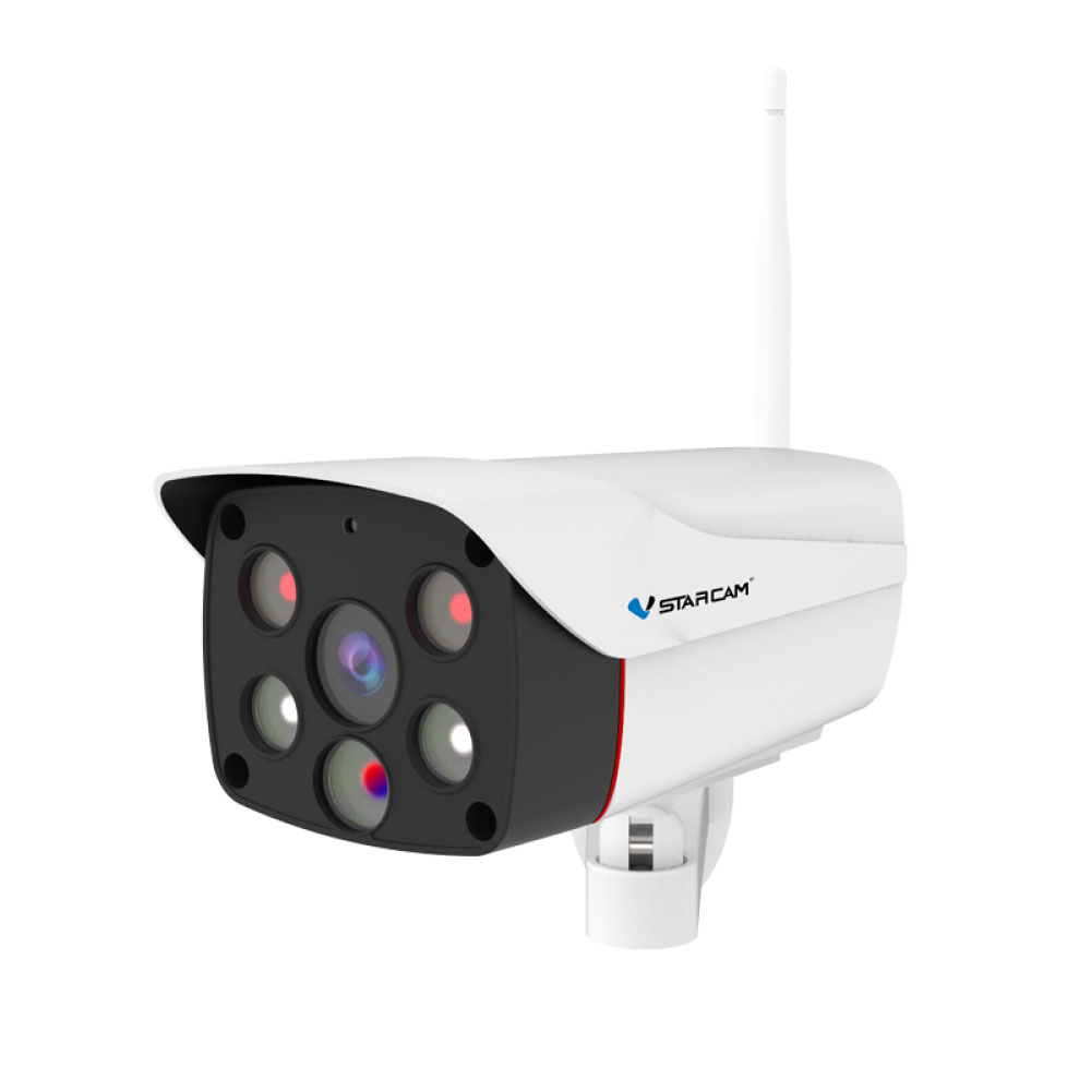 Camera supraveghere IP wireless Vstarcam CG52, 3 MP, IR 15 m, dectie sunet detector fum, detectia miscarii, GSM 4G, slot card imagine