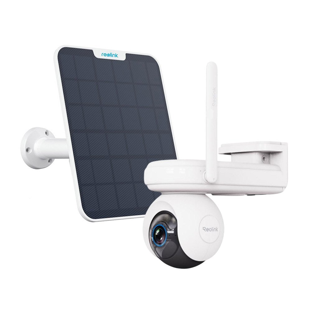 Camera supraveghere rotativa 4G LTE PT cu panou solar Reolink Altas G650, 4 MP,  4 mm, IR 10 m, PIR 10 m, microfon si difuzor, night vision color, acumulator 20000 mAh, slot card, detectie om/vehicul/animal