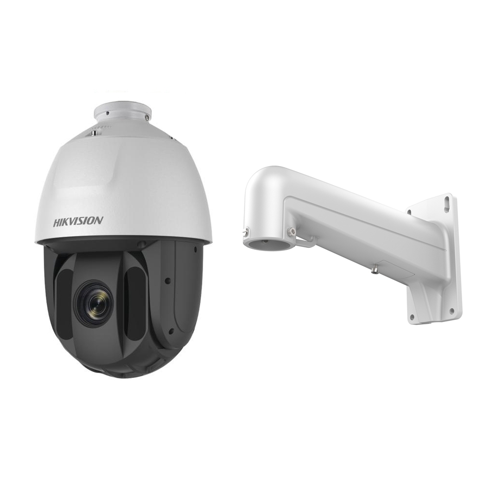 Camera supraveghere Speed Dome Hikvision Ultra Low Light TurboHD DS-2AE5225TI-A, 2 MP, IR 150 m, 4.8 - 120 mm, 25x + Suport