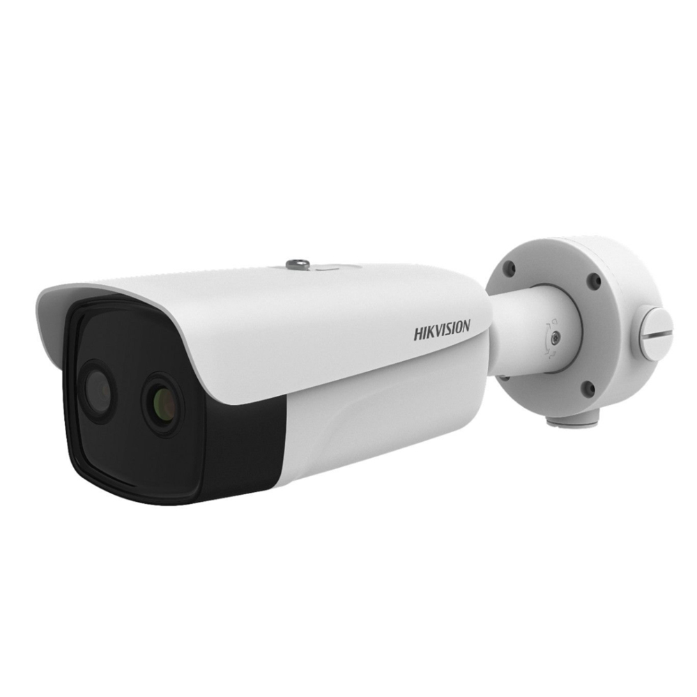 Camera supraveghere termica IP Hikvision DS-2TD2637B-10/P, 4 MP, masurare temperatura umana, precizie 0.5 grade 0-5