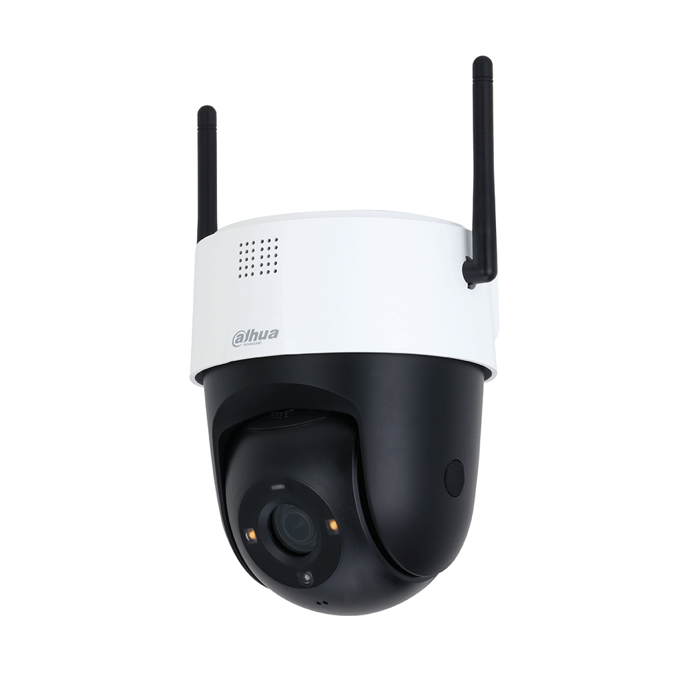 Camera supraveghere wireless IP WiFi PT cu iluminare duala Dahua Full Color SD2A200-GN-AW-PV, 2 MP, lumina alba/IR 30 m, 4 mm, microfon, slot card alba/IR
