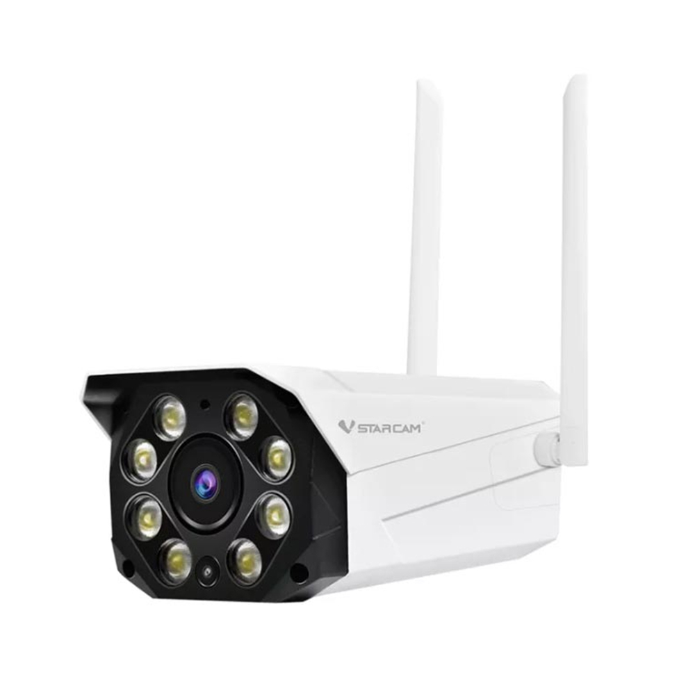Camera supraveghere wireless IP WiFi VStarcam CS550, 3 MP, 3.6 mm, lumina alba/IR 30 m, microfon, difuzor, slot card, stroboscop 3-6 imagine noua idaho.ro