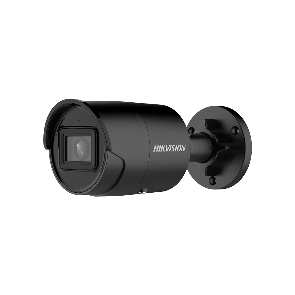 Camera supraveghere de exterior IP Hikvision AcuSense DarkFighter DS-2CD2086G2-IU(2.8MM)(C)(BLACK), 8MP, IR 40 m, 2.8 mm, slot card, microfon, PoE 2.8