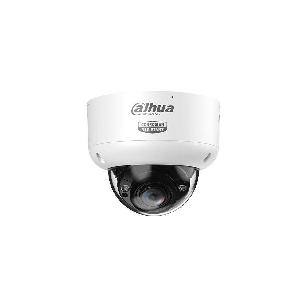 Camera supraveghere IP Dome anticoroziva cu iluminare duala WizMind IPC-HDBW5459R1-ZE-PV-2712-PRO-ATC, 4 MP, 2.7-12 mm, IR/lumina calda 60/50 m, microfon dual si difuzor, alarma luminoasa si sonora, slot card, ePoE