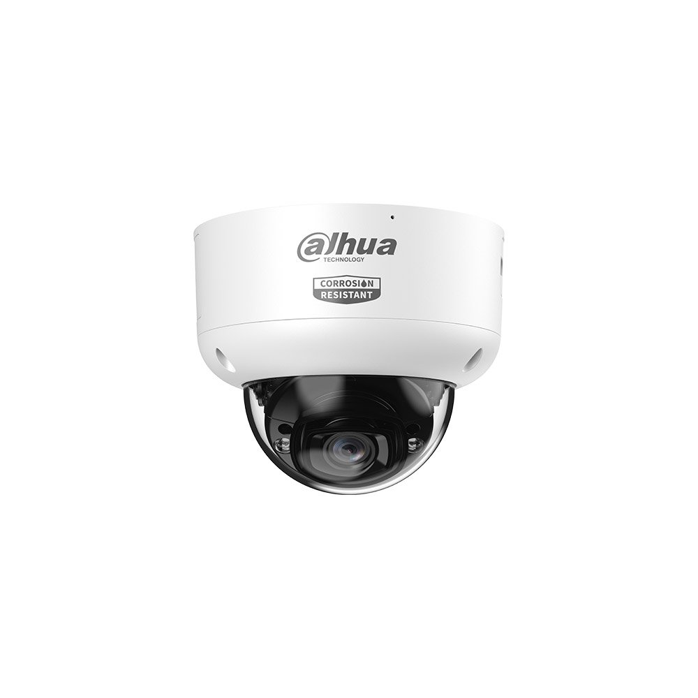 Camera supraveghere IP Dome Dahua WizMind cu iluminare duala IPC-HDBW5459R1-ASE-PV-0360B-PRO-ATC, 4 MP, 3.6 mm, IR/lumina calda 60/50 m, microfon dual si difuzor, alarma luminoasa si sonora, slot card, ePoE