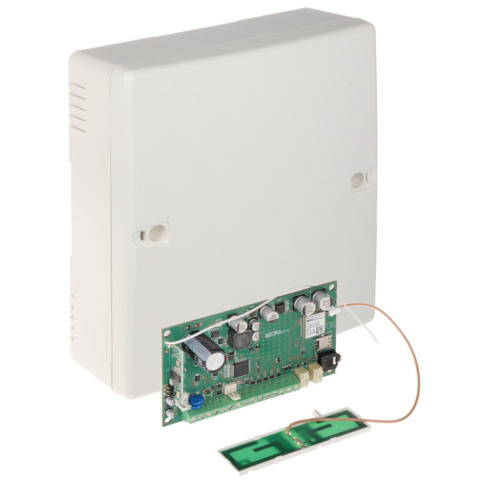 Centrala alarma antiefractie hibrid Satel MICRA, 5 zone, GSM/GPRS, 433 MHz de la Satel