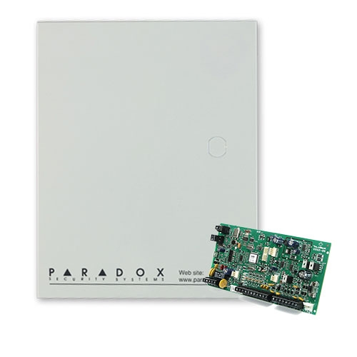Centrala alarma antiefractie wireless Paradox Magellan MG 5050 + Carcasa metalica cu traf Paradox