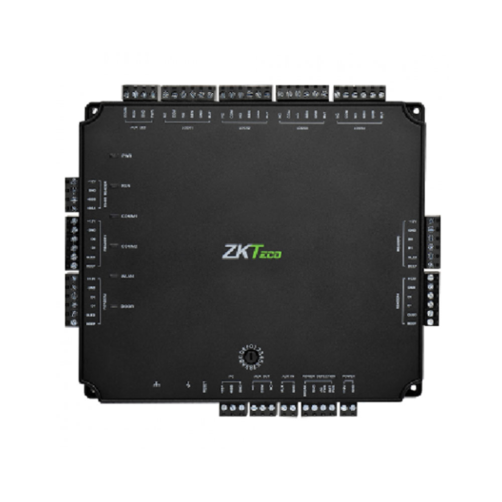 Centrala control acces ZKTeco seria Prox ATLAS400, 5.000 utilizatori, 10.000 evenimente, 4 usi, PoE imagine 2021 spy-shop.ro