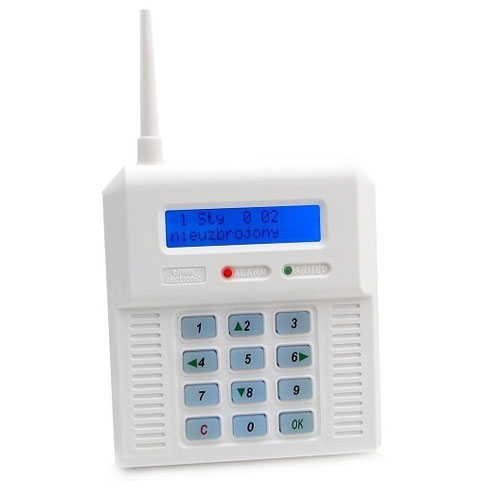 Centrala alarma antiefractie wireless Elmes CB32, 1 partitie, 32 zone, 256 evenimente 256
