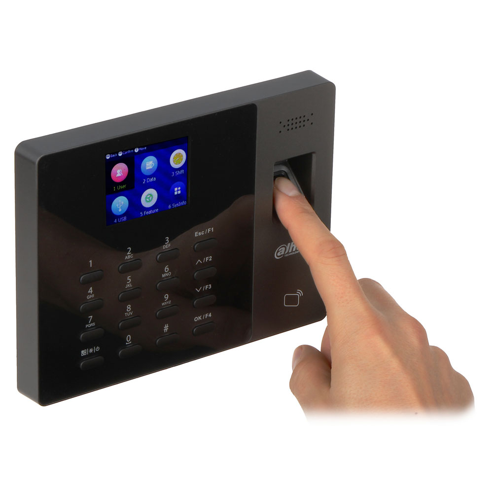 Cititor biometric de interior Dahua ASA1222G-D, PIN/card, amprenta, 1000 utilizatori Dahua imagine 2022