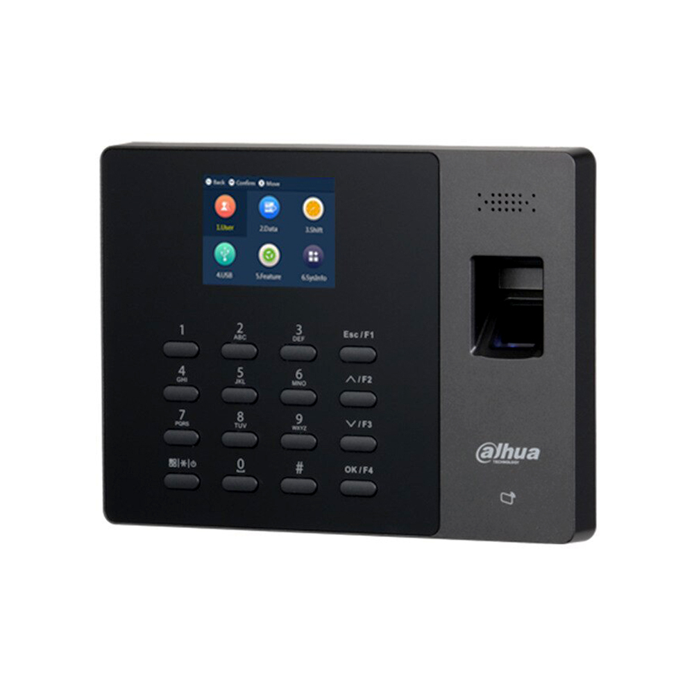 Cititor biometric de interior Dahua ASA1222G, PIN/card, amprenta, 1000 utilizatori 1000
