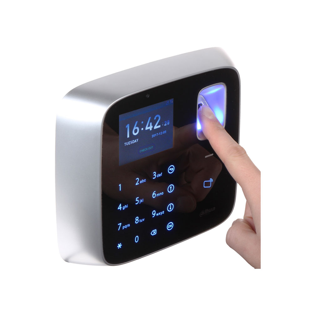Cititor biometric de interior Dahua ASA2212A, PIN/card, amprenta, 1000 utilizatori Dahua imagine noua 2022