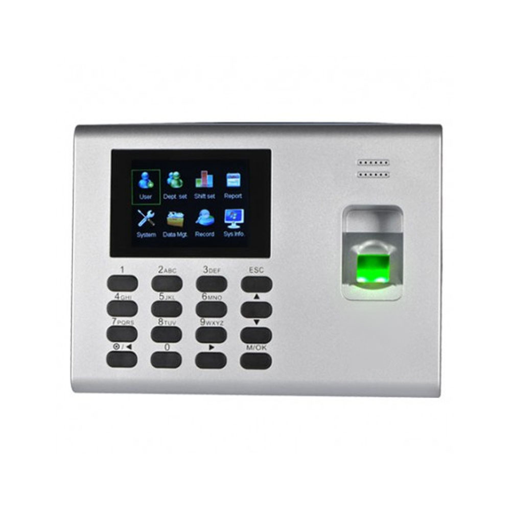 Controler de acces IP biometric ZKTeco TA-UA140ZLM-1, ecran 2.8 inch, parola, 500 amprente, 1.000 carduri, 50.000 evenimente 1.000 imagine Black Friday 2021