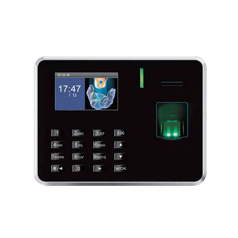 Controler de acces IP biometric ZKTeco TA-UA150ZLM-1, ecran 2.8 inch, parola, 500 amprente, 1.000 carduri, 50.000 evenimente 1.000 imagine noua