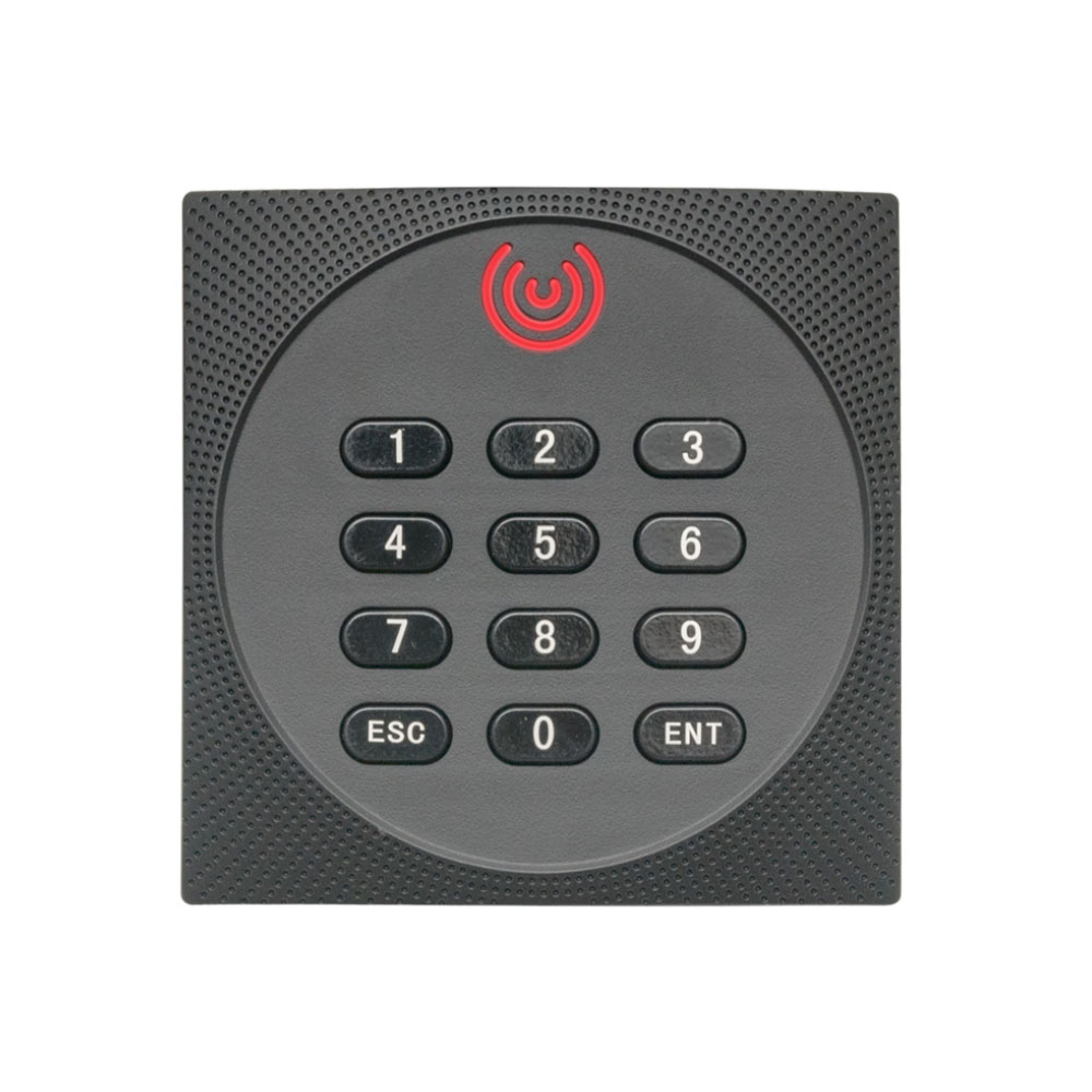 Cititor de proximitate cu tastatura RFID KR-614-OSDP, EM 125 KHz, Mifare 13.56 MHz, interior/exterior