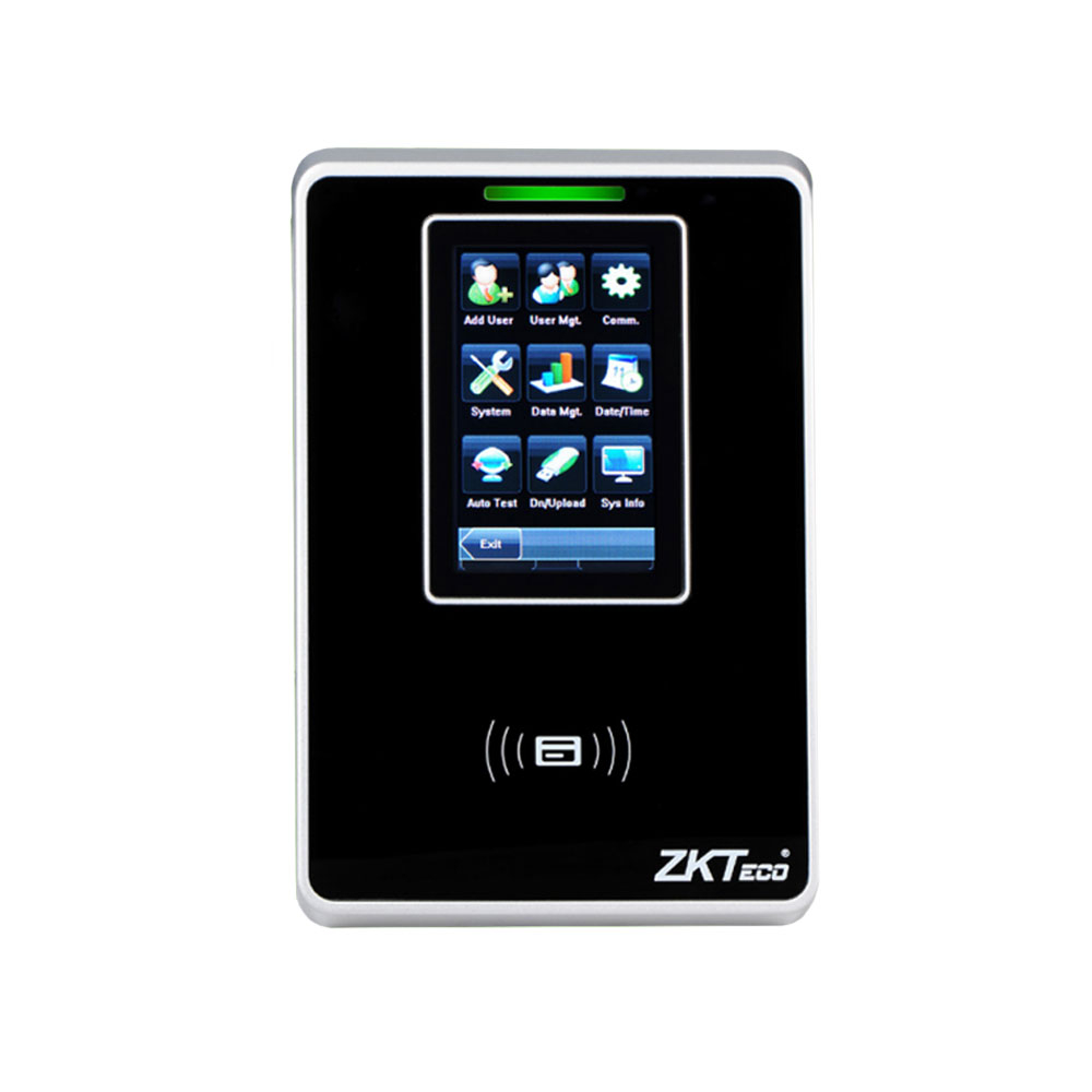 Cititor de proximitate pentru prezenta RFID ZKTeco TA-SC705ZMM-1-W, WiFi, ecran 3 inch, 10.000 carduri, 100.000 evenimente, PoE spy-shop.ro imagine 2022