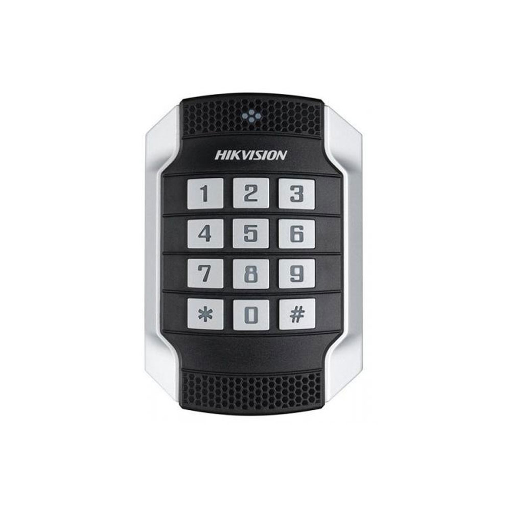 Cititor de proximitate RFID cu tastatura Hikvision DS-K1104MK, Mifare, 13.56 MHz, interior/exterior 13.56 imagine noua tecomm.ro