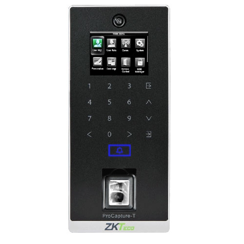 Controler de acces IP Zkteco GL-PROCAPTURE-T-1, ecran 2.4 inch, EM, 6000 amprente, 10000 utilizatori, 100.000 evenimente 100.000 imagine noua idaho.ro