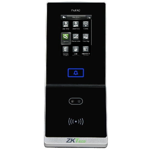 Cititor de proximitate Zkteco PRO-FAC, 6000 fete, touchscreen, 2.8 inch spy-shop.ro imagine noua 2022