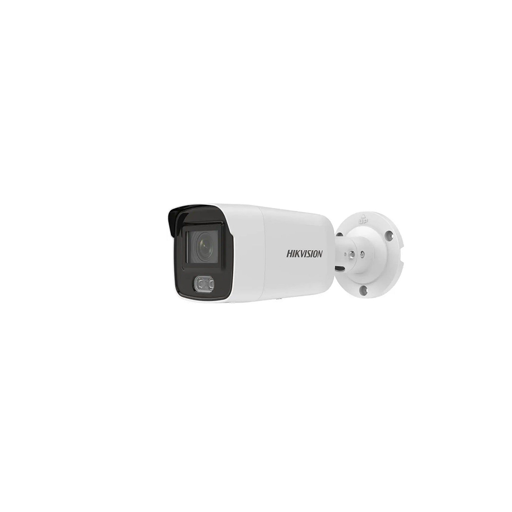 Camera Bullet ColorVu Hikvision DS-2CD2047G2-L2C, 4MP, 2.8 mm, Lumina alba 40m, microfon, card slot, PoE