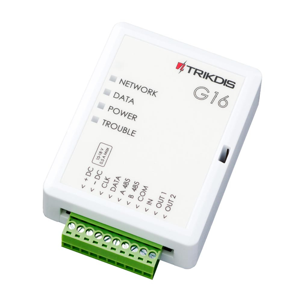 Comunicator GSM panou alarma G16 Trikdis TX-G16_2G, 18 V Alarma