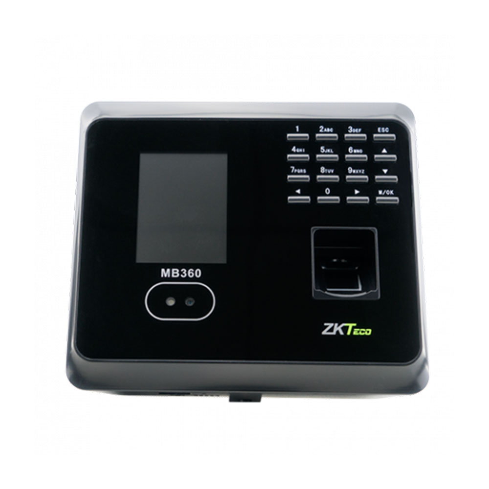 Controler de acces facial IP ZKTeco LC-MV360-W-1, ecran 2.8 inch, parola, 1.500 fete, 2.000 amprente, 2.000 carduri, 100.000 evenimente 1.500 imagine Black Friday 2021