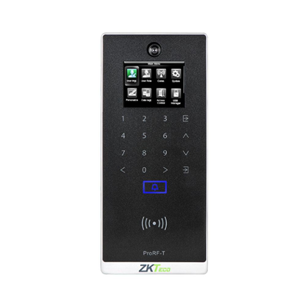 Controler de acces IP ZKTeco GL-PRORF-T-1, ecran 2.4 inch, EM, 50.000 carduri, cod PIN, 100.000 evenimente 100.000 imagine noua idaho.ro
