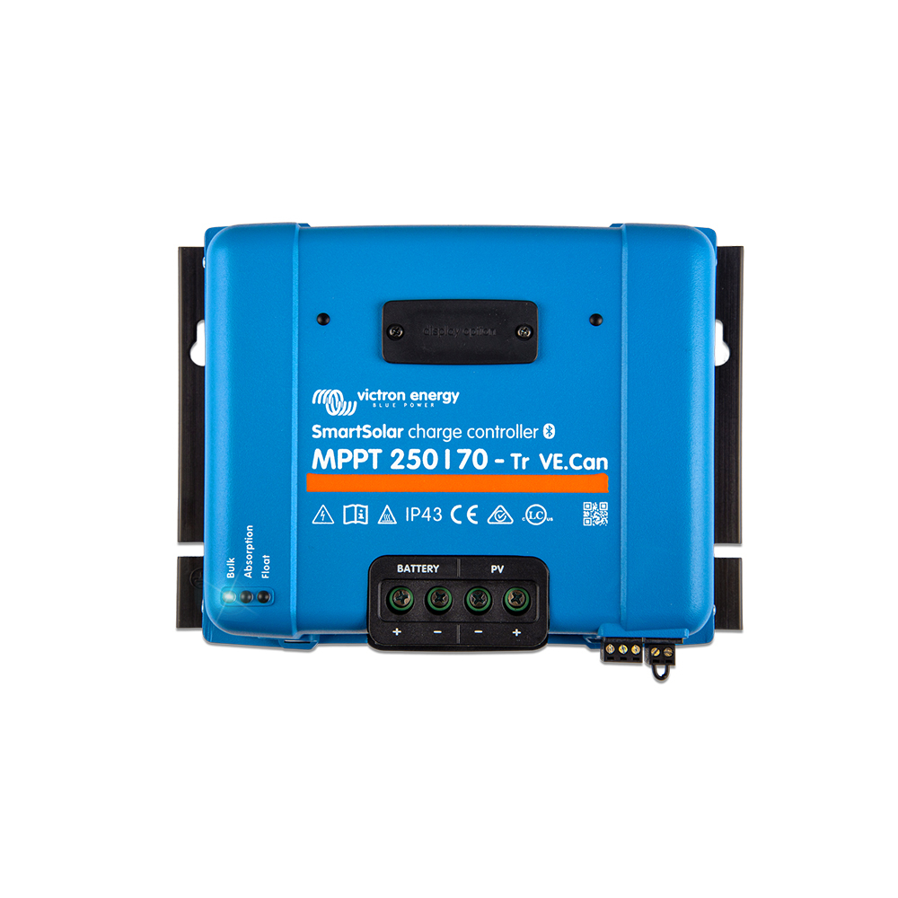 Controler pentru incarcare acumulatori sisteme fotovoltaice MPPT Victron SmartSolar SCC125070421, 12/24/48V, 70A, 250V, VE.Can, bluetooth, conectori TR 12/24/48V imagine noua