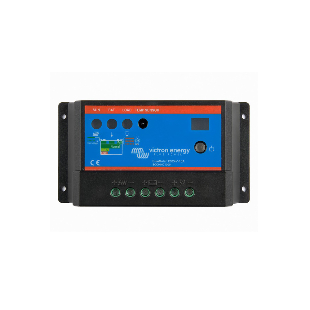 Controler pentru incarcare acumulatori sisteme fotovoltaice PMW-Light Victron BlueSolar SCC010010000, 12/24V, 10A 10A imagine noua