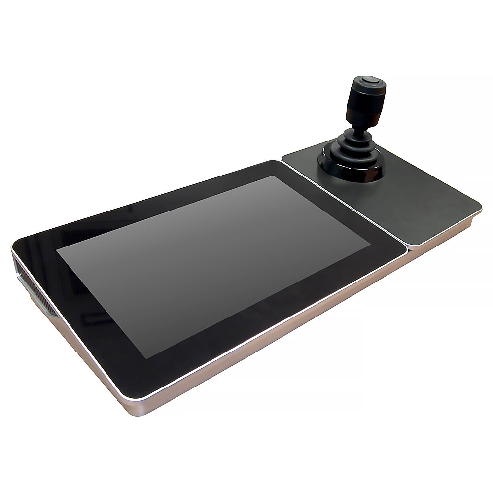 Controller touch screen cu joystick Hikvision DS-1600KI(B) WiFi Controller imagine 2022 3foto.ro