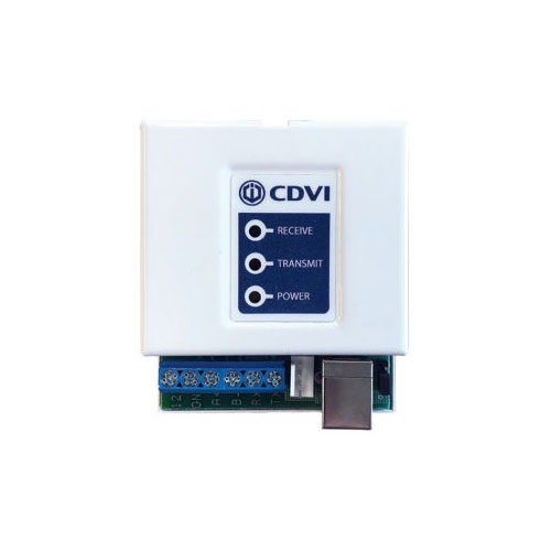 Convertor RS-485 la USB/RS-232 CDVI Centaur, conector RS-232 D-Sub 9 pini, 9.600/19.200 bps, indicator LED de la CDVI