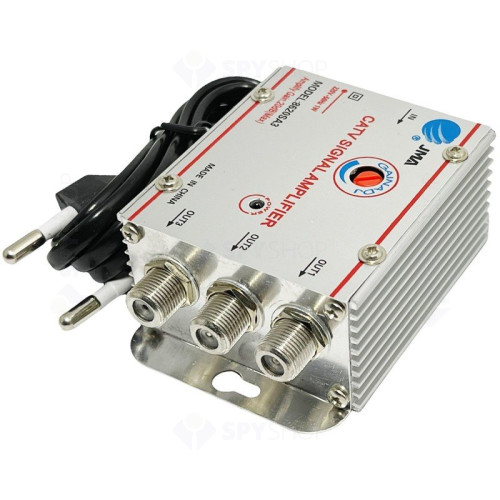 Amplificator de semnal TV 05305, CATV, 3 iesiri, 20 dB