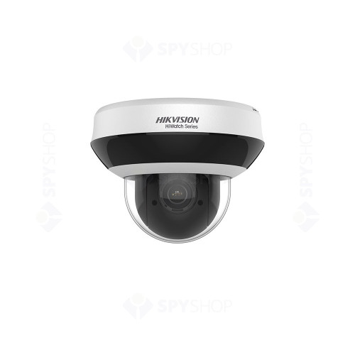 Camera supraveghere IP Dome PTZ Hikvision HiWatch HWP-N2204IH-DE3(F), 2 MP, 2.8 - 12 mm, slot card, IR 20 m, PoE