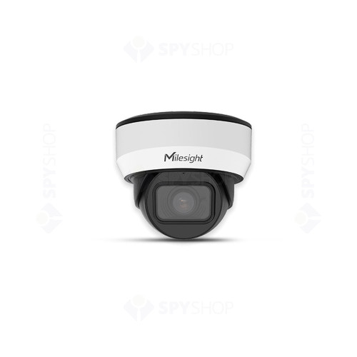 Camera supraveghere IP Dome Milesight MS-C5375-FPD, 5 MP, motorizata 2.7-13.5 mm, IR 50 m, slot card, microfon, PoE