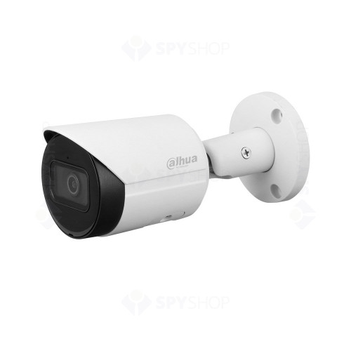 Camera supraveghere exterior IP WizSense Dahua IPC-HFW2441S-S-0360B, 4MP, lentila 3.6mm, IR 30 m, microfon, slot card, PoE, protectie perimetrala