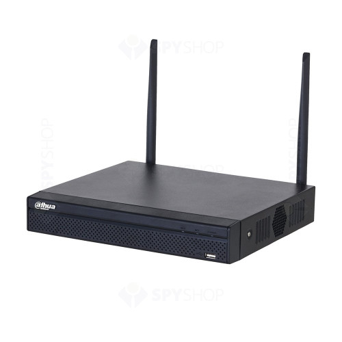 NVR WiFi Dahua NVR1104HS-W-S2-CE, 4 canale, 6 MP, 40 Mbps 
