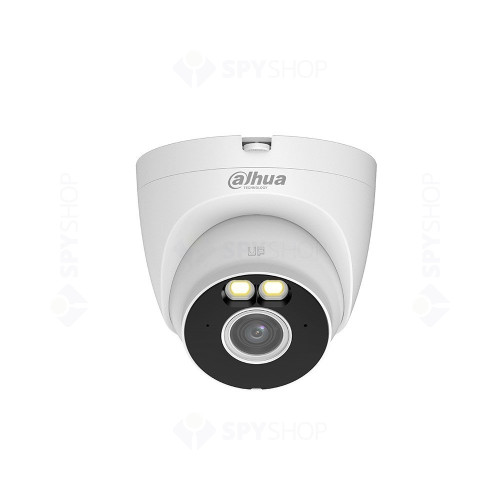 Camera supraveghere IP Dome WiFi Full Color Dahua T4A-LED, 4 MP, 2.8 mm, lumina calda 30 m, slot card