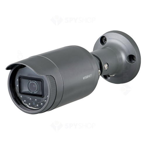 Camera supraveghere IP Bullet Hanwha Wisenet LNO-6010R, 2 MP, 3.0 mm, IR 30m, slot card, PoE