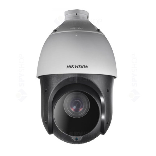 Camera supraveghere IP speed Dome PTZ Hikvision DarkFighter DS-2DE4215IW-DES5, AcuSens, 2MP, IR 100, 5 - 75 mm, 15x, motorizat, slot card, PoE + suport