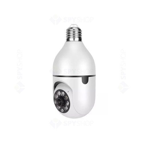 Camera supraveghere Wi-Fi Speed Dome cu iluminare duala VStarcam CS660, 3 MP, 4 mm, microfon si difuzor, IR/lumina alba 15-25 m, slot card