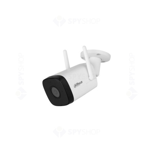 Camera supraveghere wireless IP WiFi Dahua IPC-HFW1430DT-STW-0280B, 4 MP, 2.8 mm, IR 30 m, microfon si difuzor, slot card