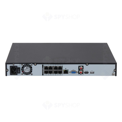 NVR Dahua NVR4208-8P-4KS3, 8 canale, 12 MP, 8 PoE, 160 Mbps, EPTZ