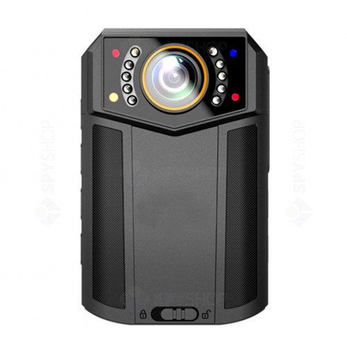Body camera Philips VTR8203, 4K,unghi 170°,WiFi, GPS, LPR, detectie faciala, night vision 10 metri, 3000 mAh, 54 MP, slot card
