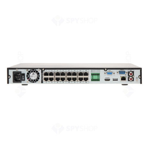 NVR Dahua NVR4216-16P-4KS2/L, 16 canale, 8 MP, 160 Mbps