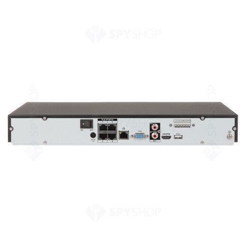NVR Dahua NVR4204-P-4KS2/L, 4 canale, 8 MP, 160 Mbps