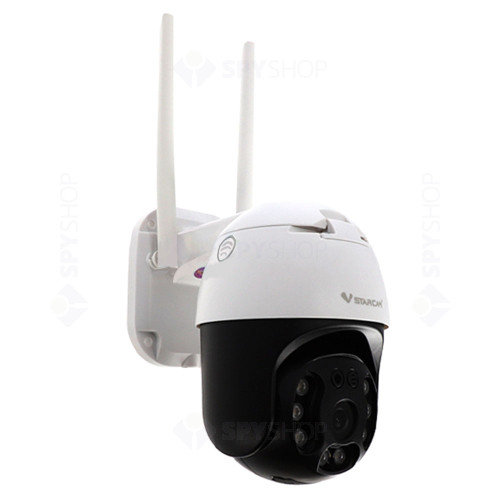 Camera supraveghere wireless IP WiFi Speed Dome PT Vstarcam CS64, 2 MP, IR 20 m, 3.6 mm, slot card, microfon, detectie miscare
