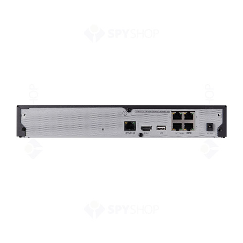 NVR Hanwha ARN-410S, 4 canale, 40 Mbps, 8 MP, 4x PoE