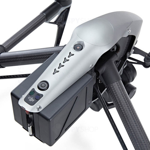 Drona Dji Inspire 2 X7 Advanced Kit CP.IN.00000013.01, 6k, autonomie 23 min, viteza max 26 m/s, distanta zbor 18.5 km, 2250 mAh, detectie obstacole